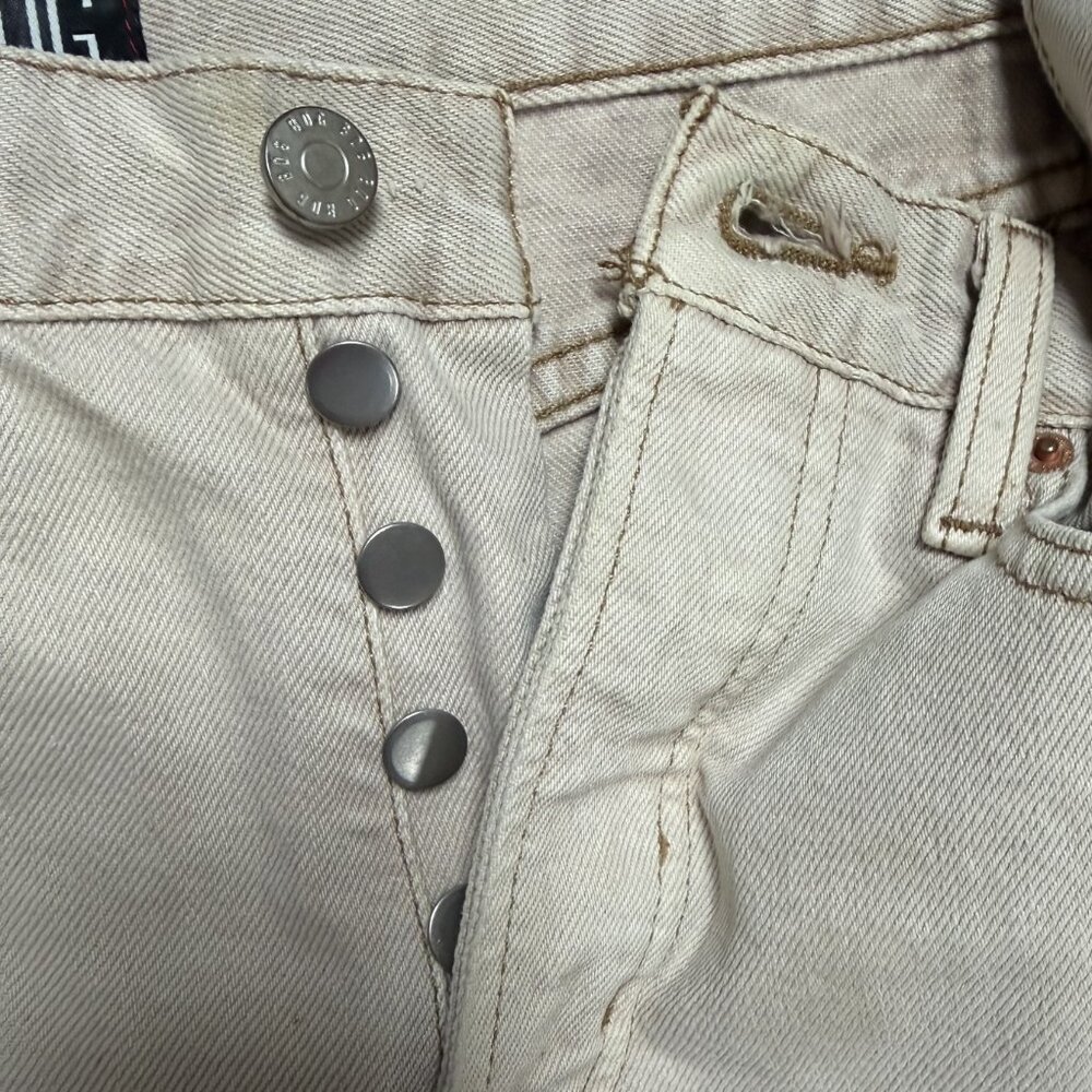 BDG Urban Outfitters Tan High Rise Straight Mom Jeans 26 - Picture 12 of 12